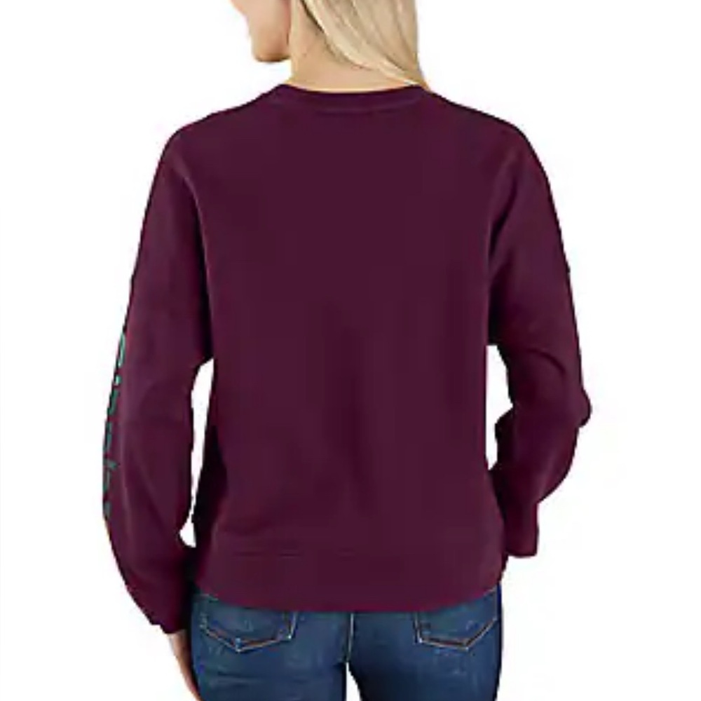Purple Carhartt Crewneck Sweatshirt - Picture 3 of 4